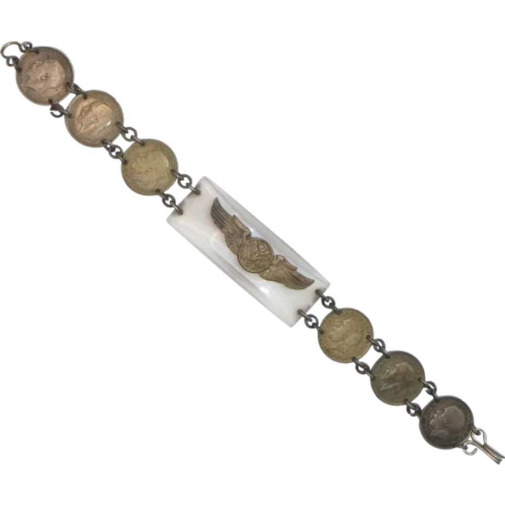 A British WW 2 U S Air Force Sweetheart Bracelet - image 1