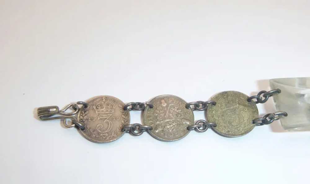 A British WW 2 U S Air Force Sweetheart Bracelet - image 4