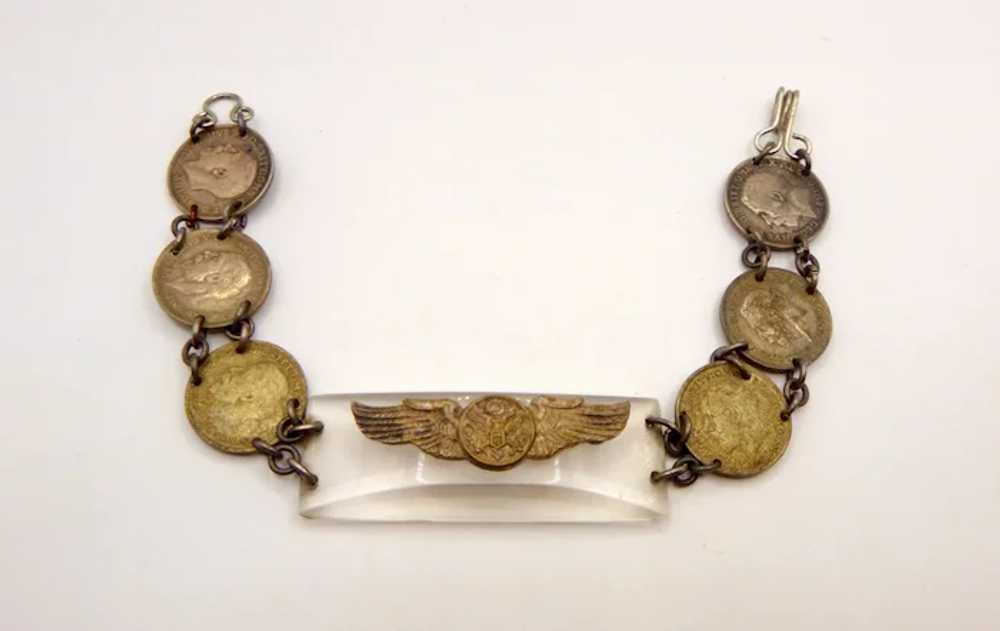 A British WW 2 U S Air Force Sweetheart Bracelet - image 6