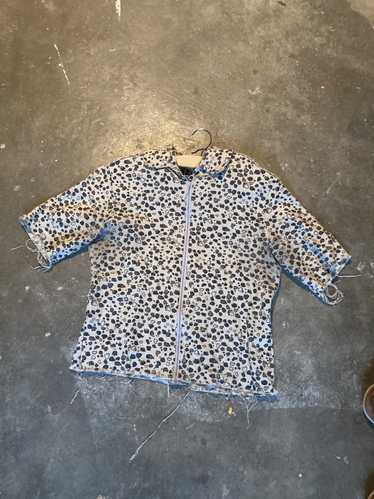 Handmade Cheetah Print Work Shirt