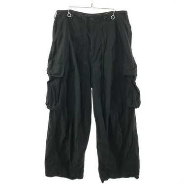 Needles Cropped Pants Black Kneader Plain Cargo C… - image 1