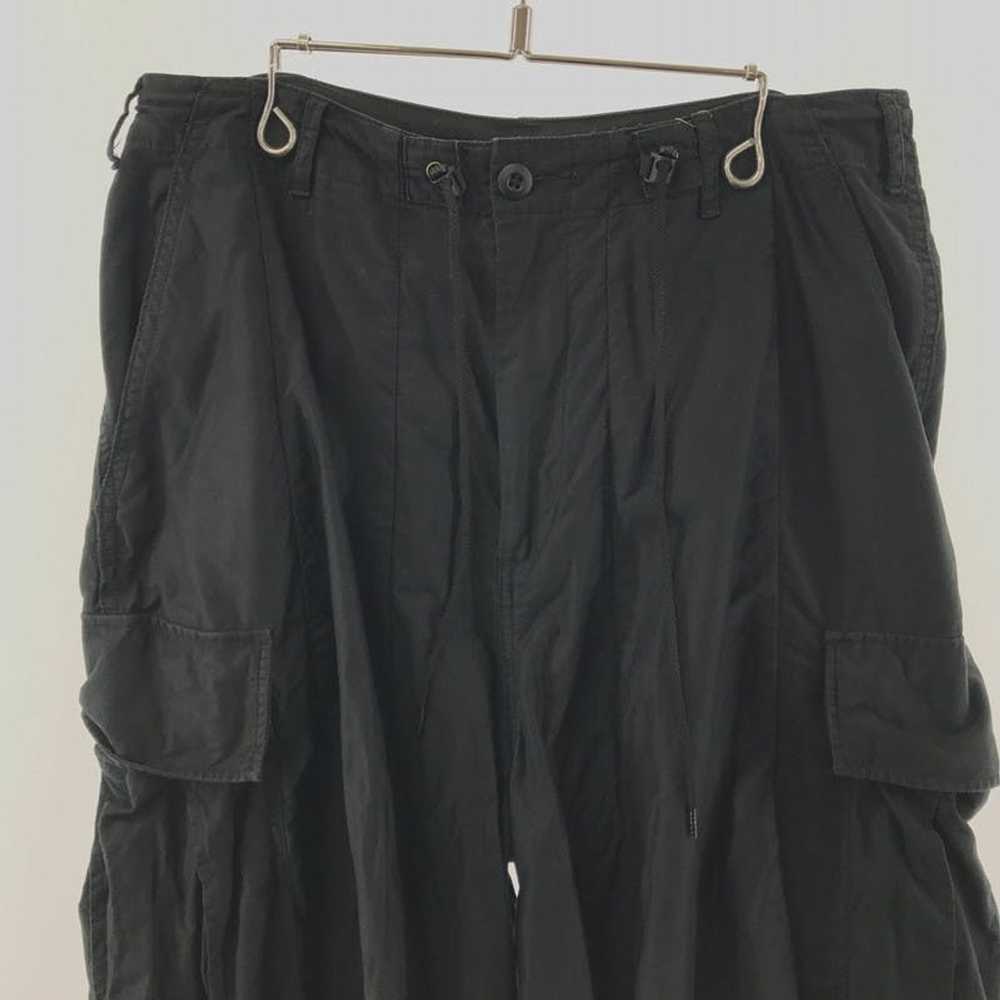 Needles Cropped Pants Black Kneader Plain Cargo C… - image 3