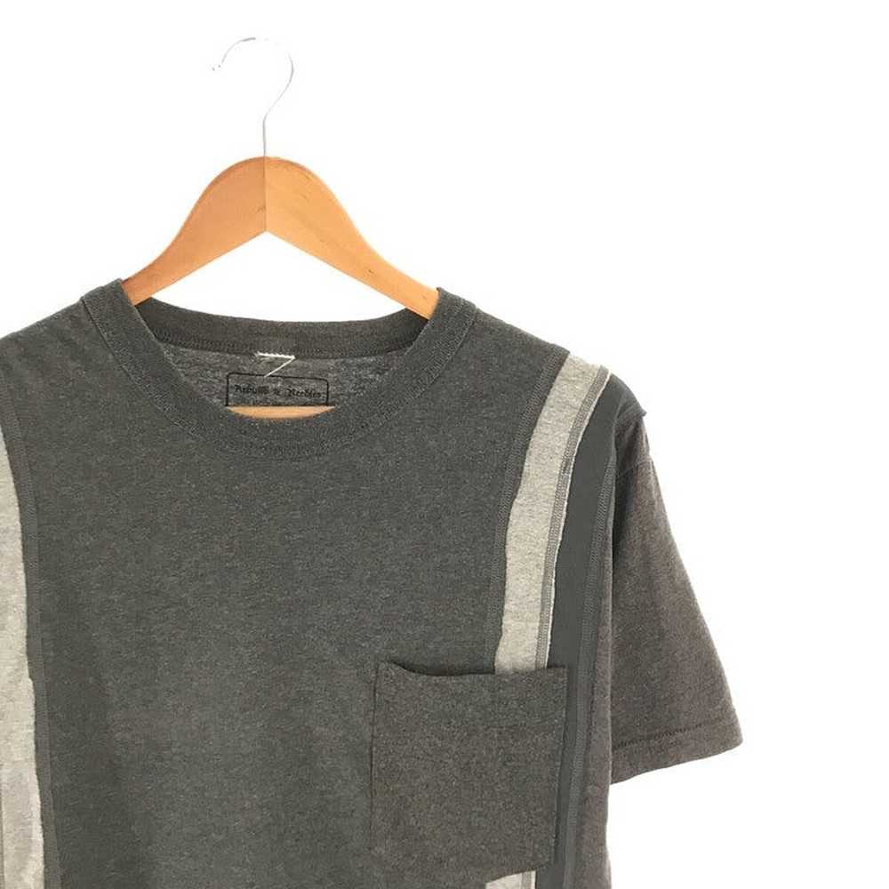 Needles Short Sleeve T-Shirts Gray 7cut Cotton Re… - image 2