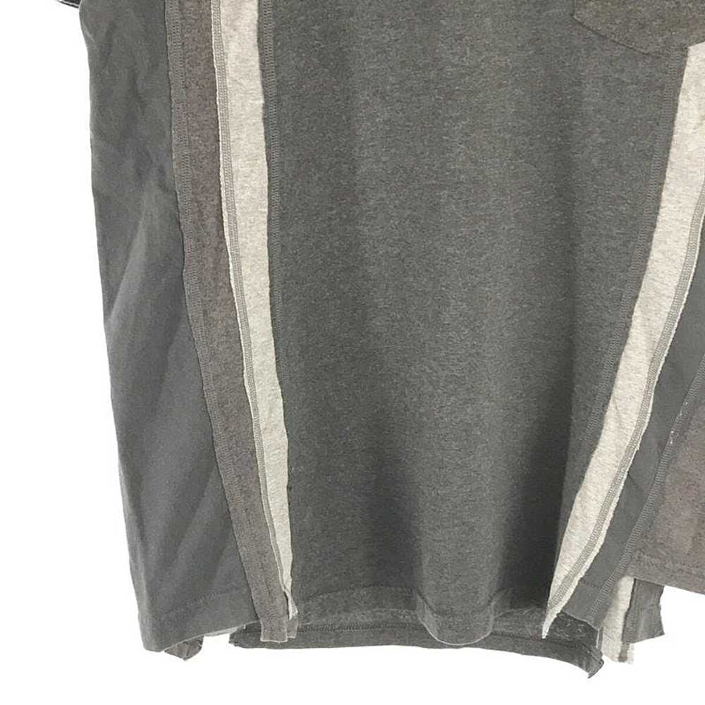 Needles Short Sleeve T-Shirts Gray 7cut Cotton Re… - image 3