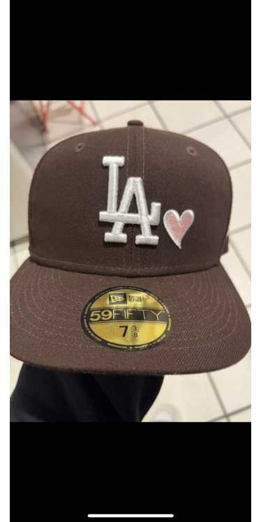 New Era New Era Brown LA Dodger Fitted W Pink Brin - image 1