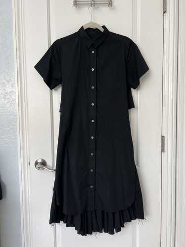 Sacai Sacai Pleated Shirt Dress