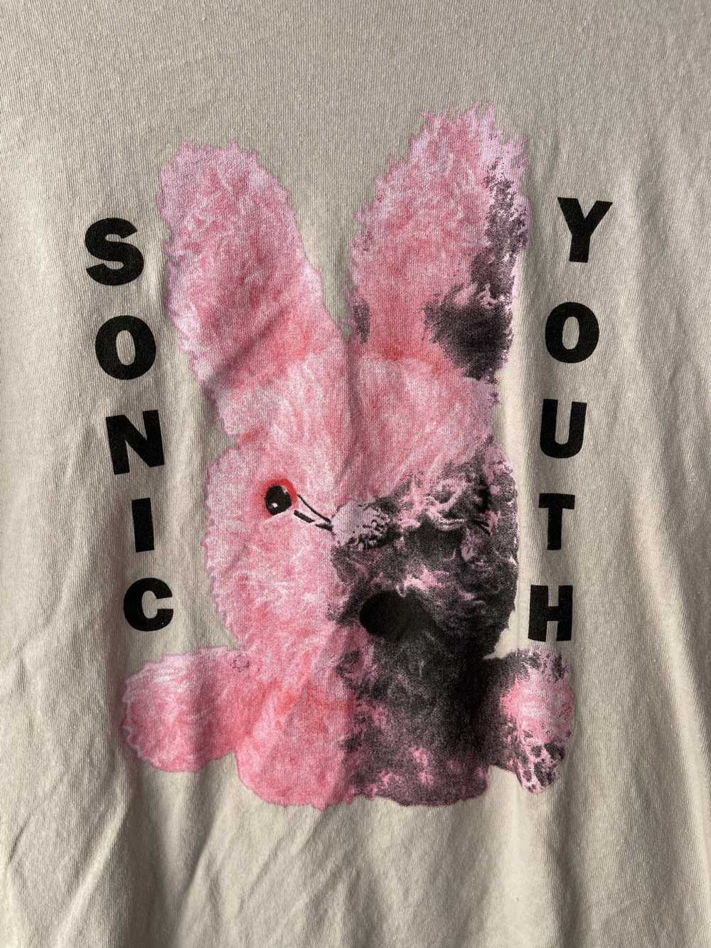 Band Tees × Vintage VTG SONIC YOUTH BUNNY GRACIAS… - image 2