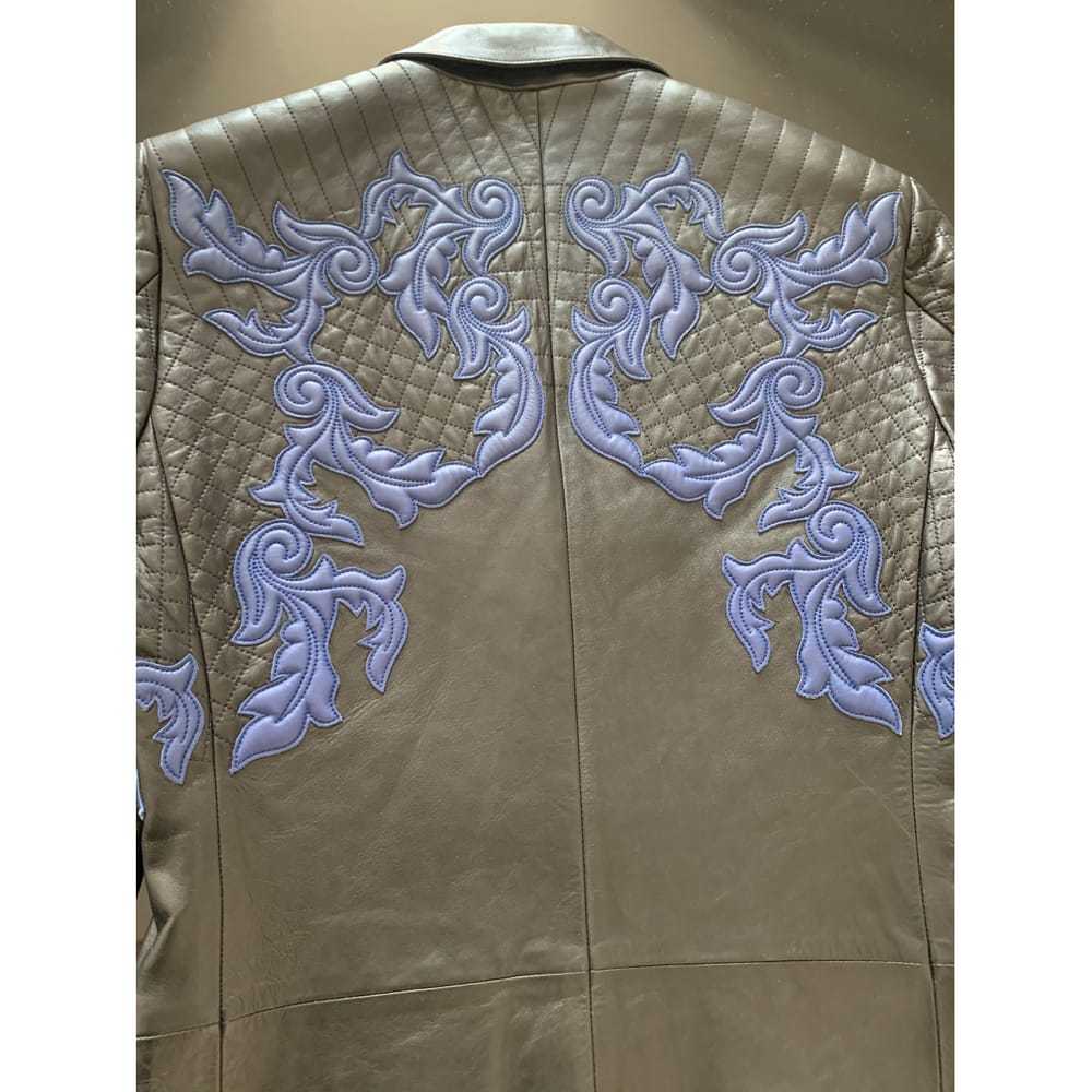 Versace Leather jacket - image 8
