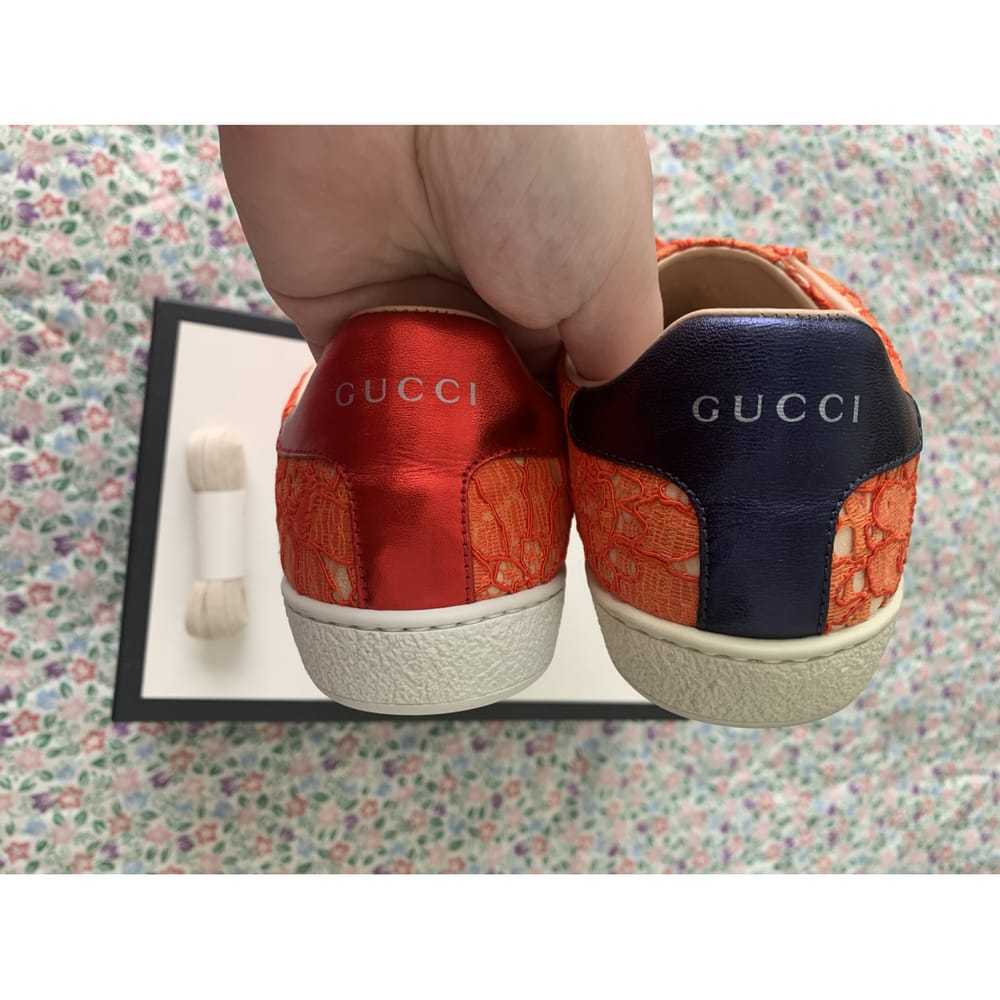 Gucci Ace cloth trainers - image 3