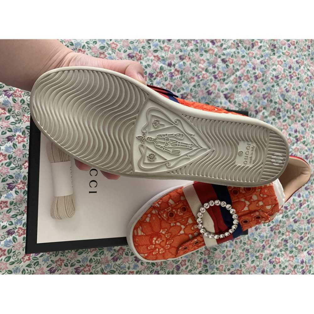 Gucci Ace cloth trainers - image 6