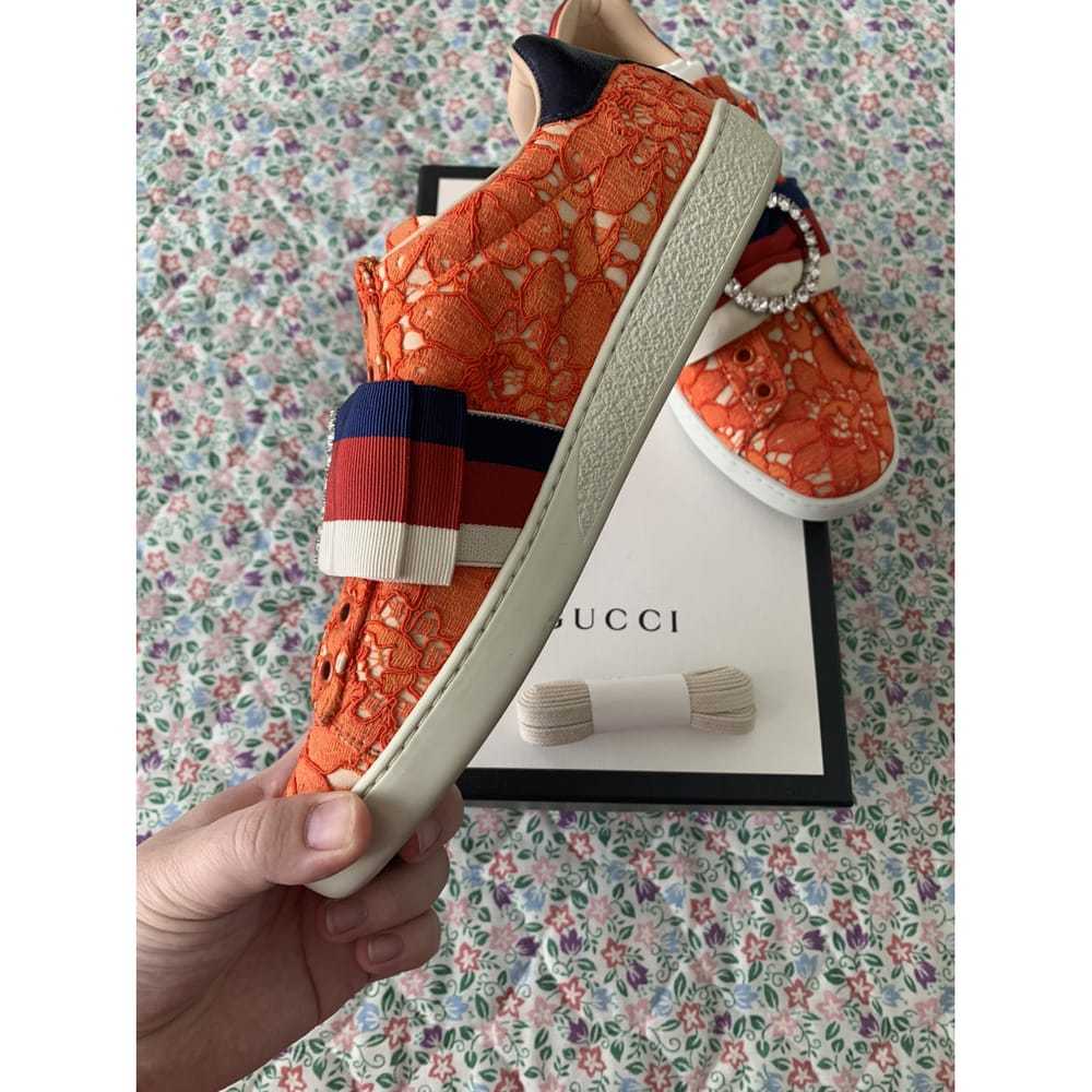 Gucci Ace cloth trainers - image 7