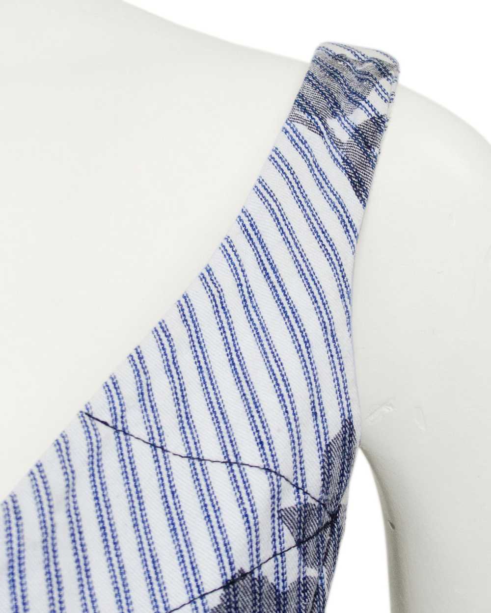 Vivienne Westwood Blue Striped Denim Corset - image 5