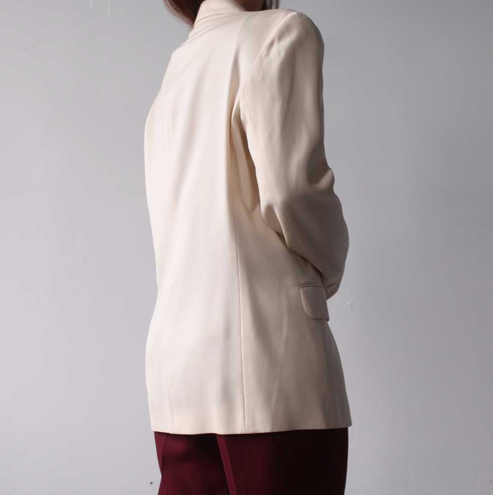 Vintage Ivory Wool Blazer - image 5