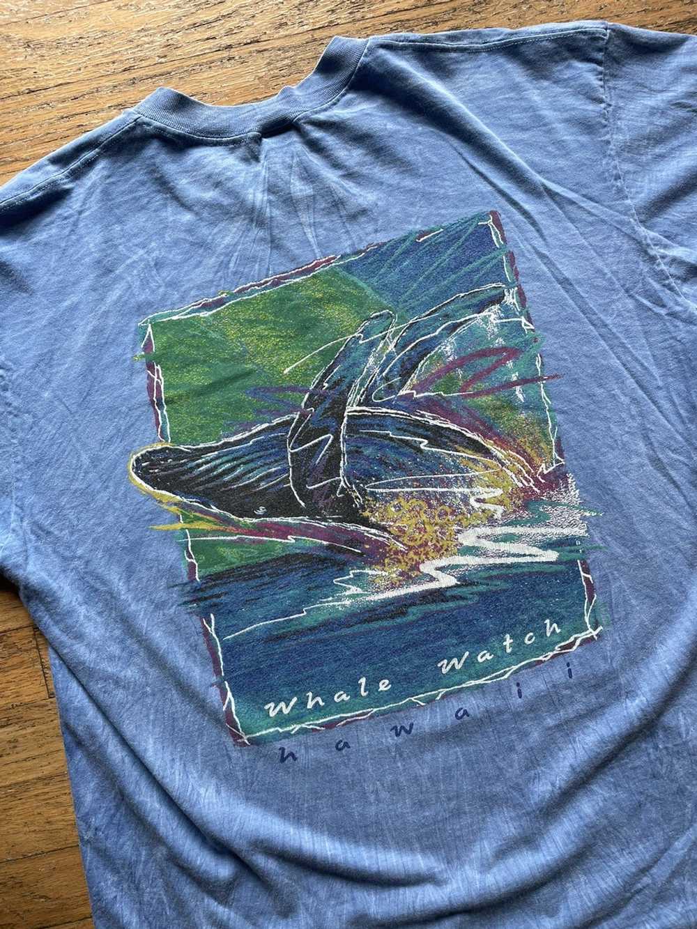 Crazy Shirts Vintage Whale Watch Hawaii t-shirt S… - image 5