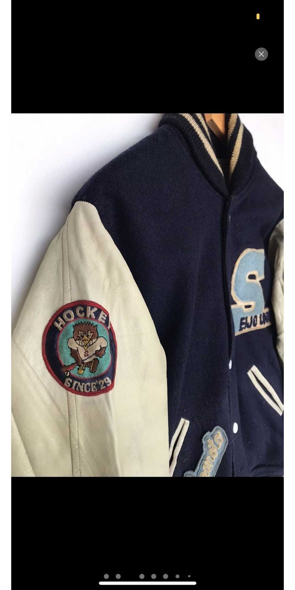 Vintage COSBY New York Rangers NHL Varsity Jacket Blue Snap Men's Size