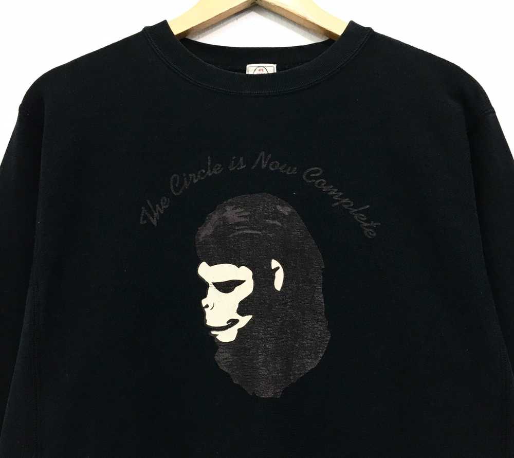 Bape Vintage 1999 Bape Bathing Ape Sweatshirt Big… - image 2