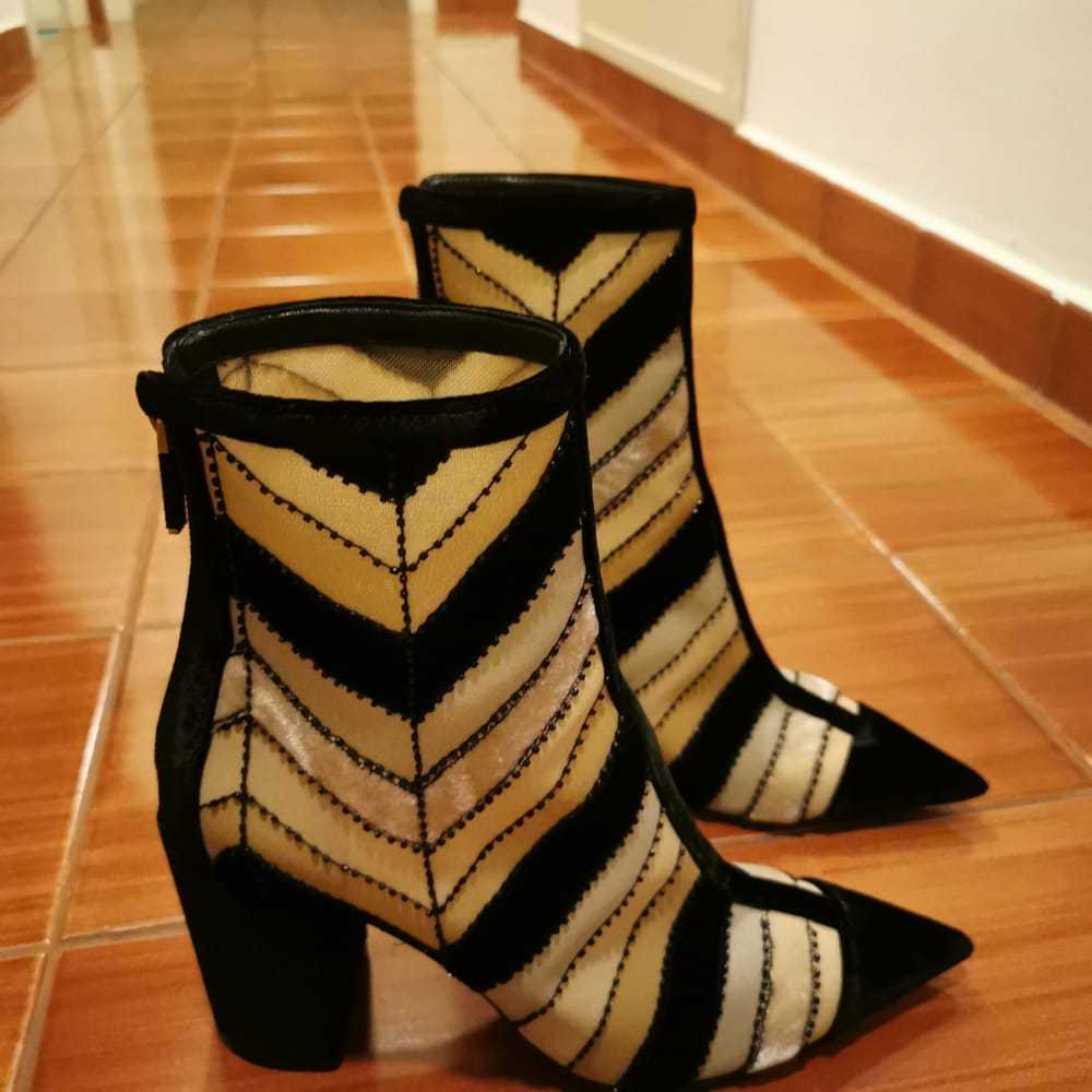 Dior Velvet ankle boots - image 2