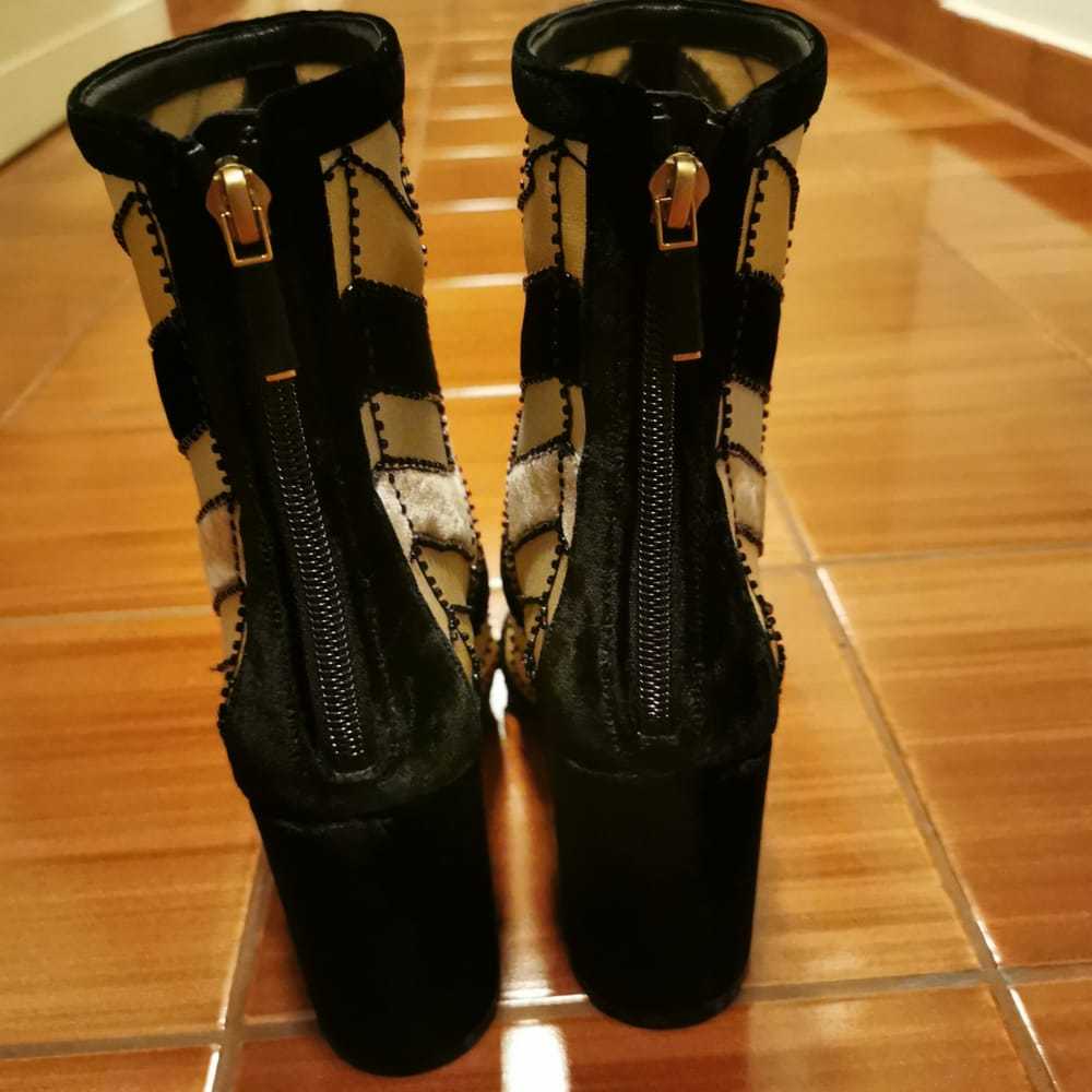 Dior Velvet ankle boots - image 3
