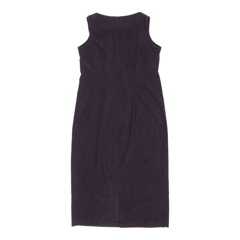Vintage Miss Dorby Maxi Dress - Large Purple Velv… - image 2