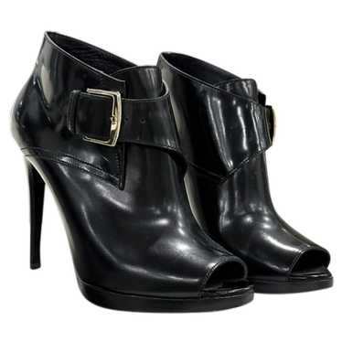 Burberry Leather open toe boots