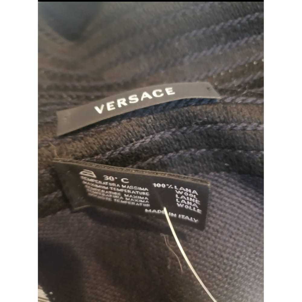 Versace Wool scarf & pocket square - image 4