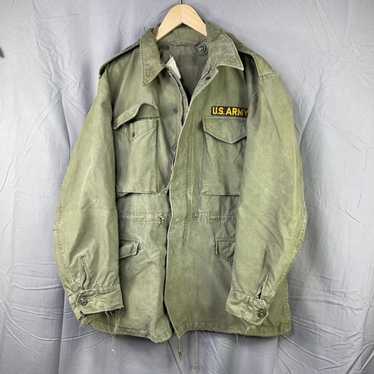 50s Sateen Jacket US Army Korean War - Gem