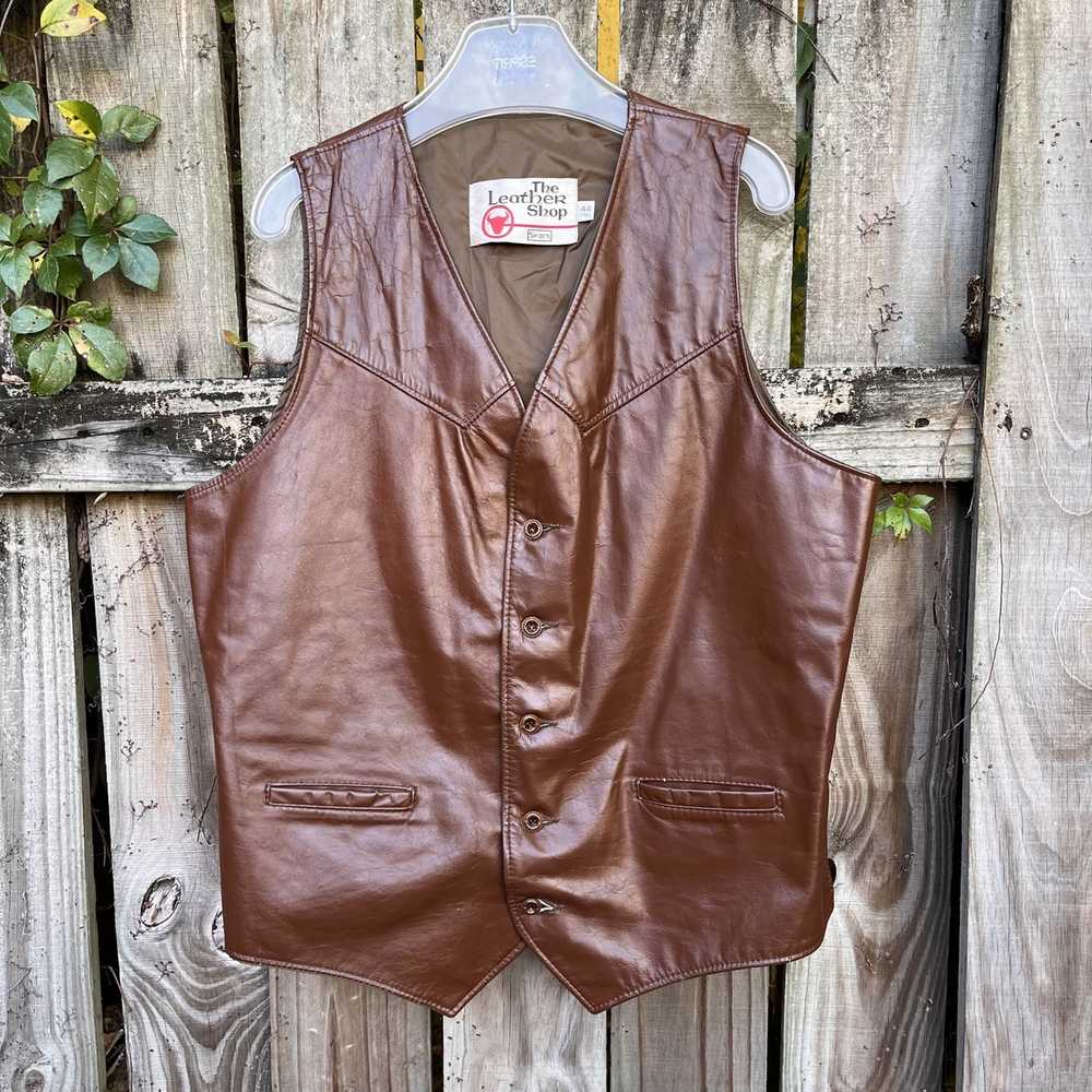 Sears × Vintage Vintage 1970s The Leather Shop Se… - image 1