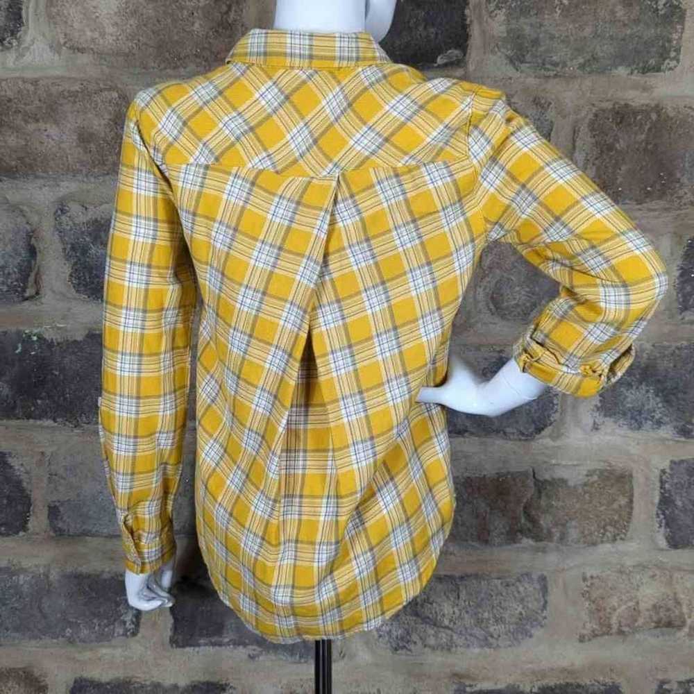 Other Harper Heritage yellow plaid flannel shirt … - image 5