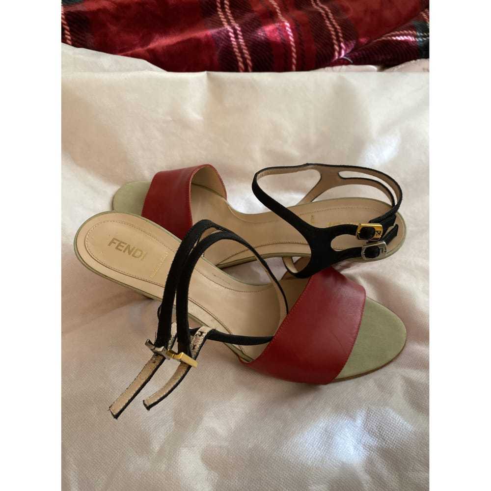 Fendi Leather sandal - image 8