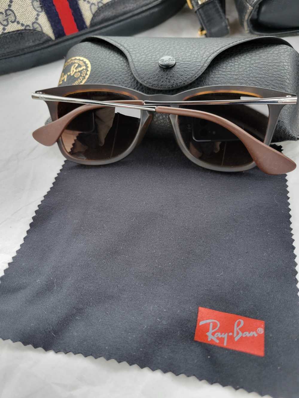 RayBan Rayban Havana Brown Square Sunglasses - image 2