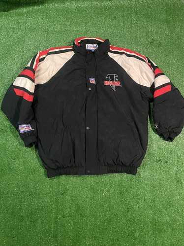 Men's Starter Red Atlanta Falcons Throwback Pro Full-Zip Jacket