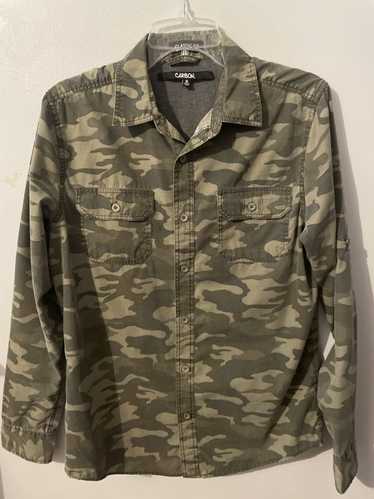 Carbon Carbon Camo Button Up