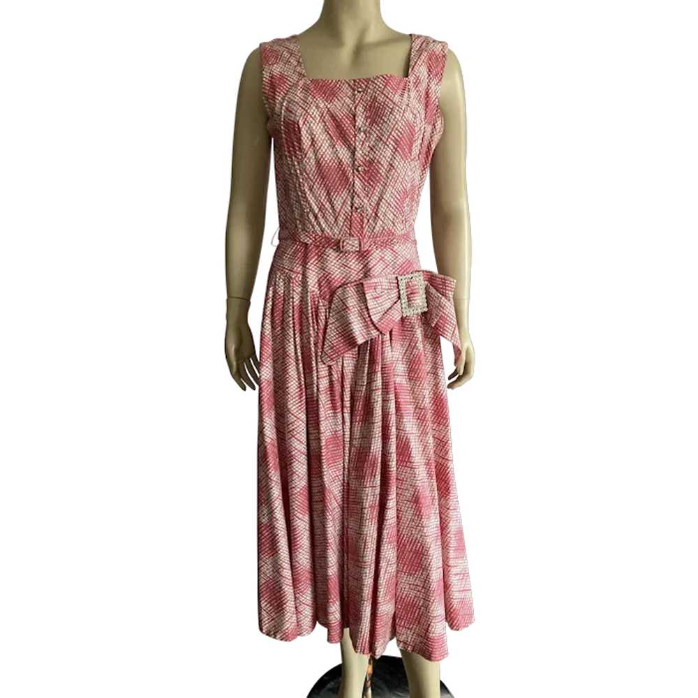 REDUCED 1950's Har Gee Of Miami Full Skirt Summer… - image 1