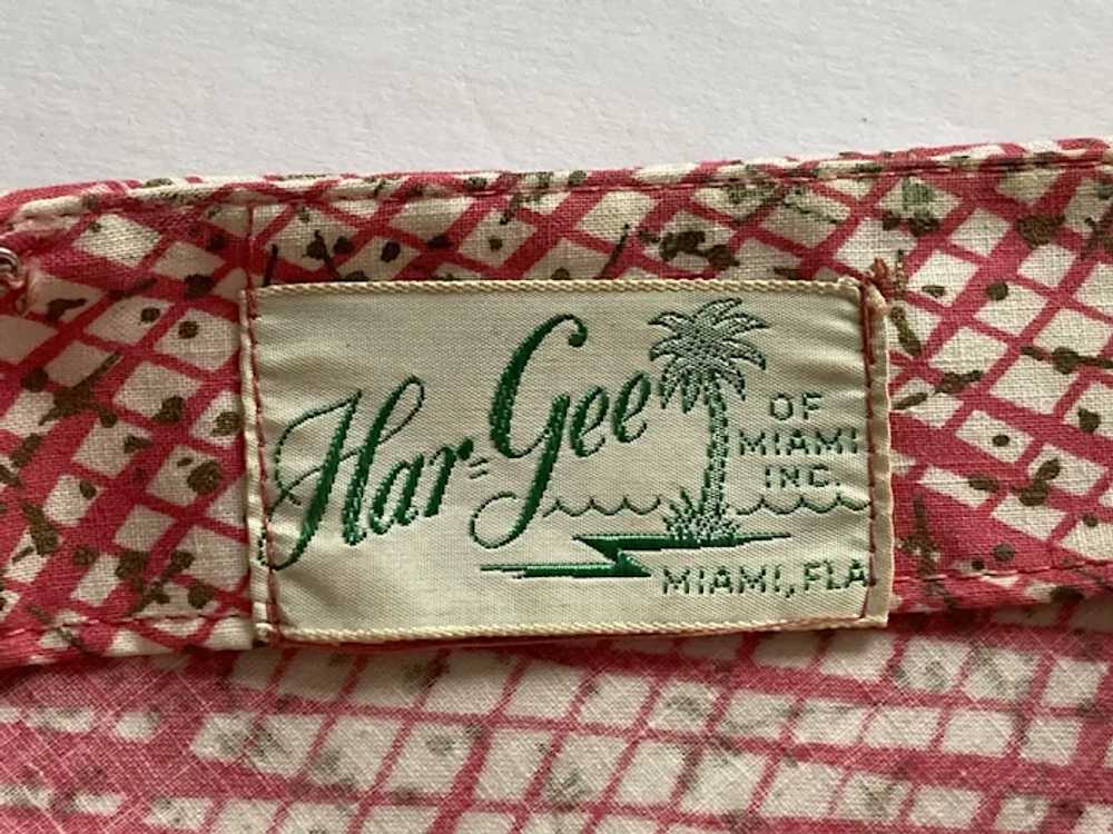 REDUCED 1950's Har Gee Of Miami Full Skirt Summer… - image 7