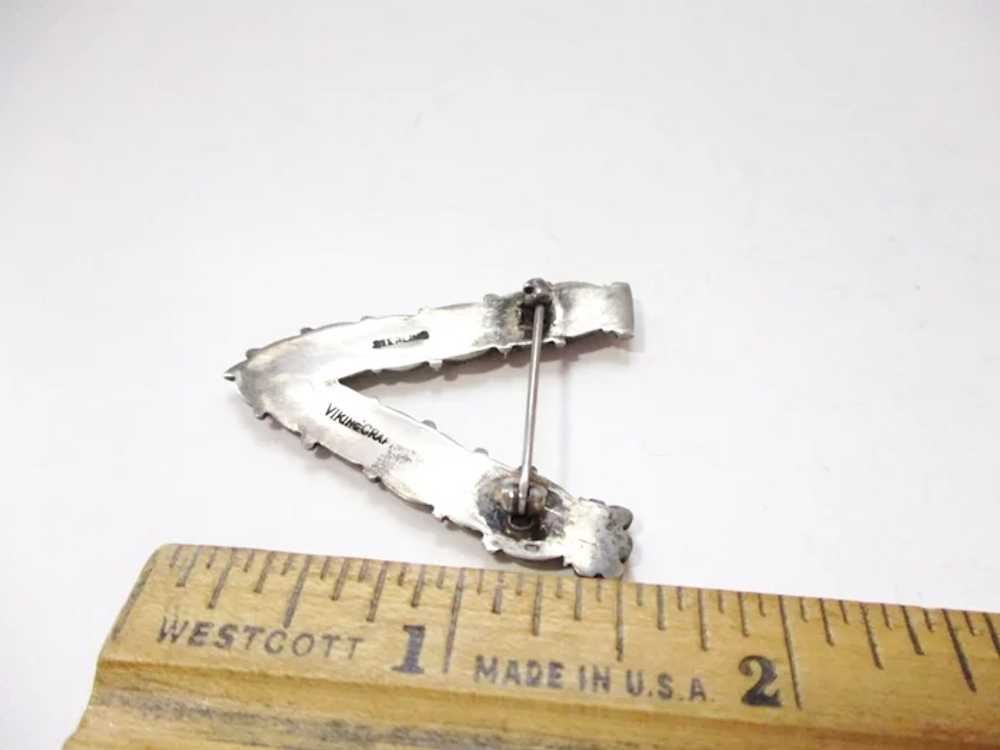 WWII Victory Pin V for Victory Brooch Sterling Vi… - image 8