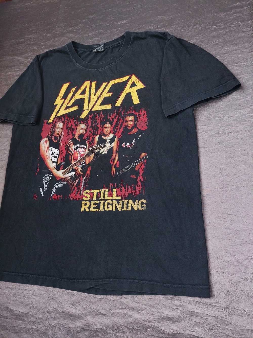 Band Tees × Rock T Shirt × Slayer Vintage T-shirt… - image 2