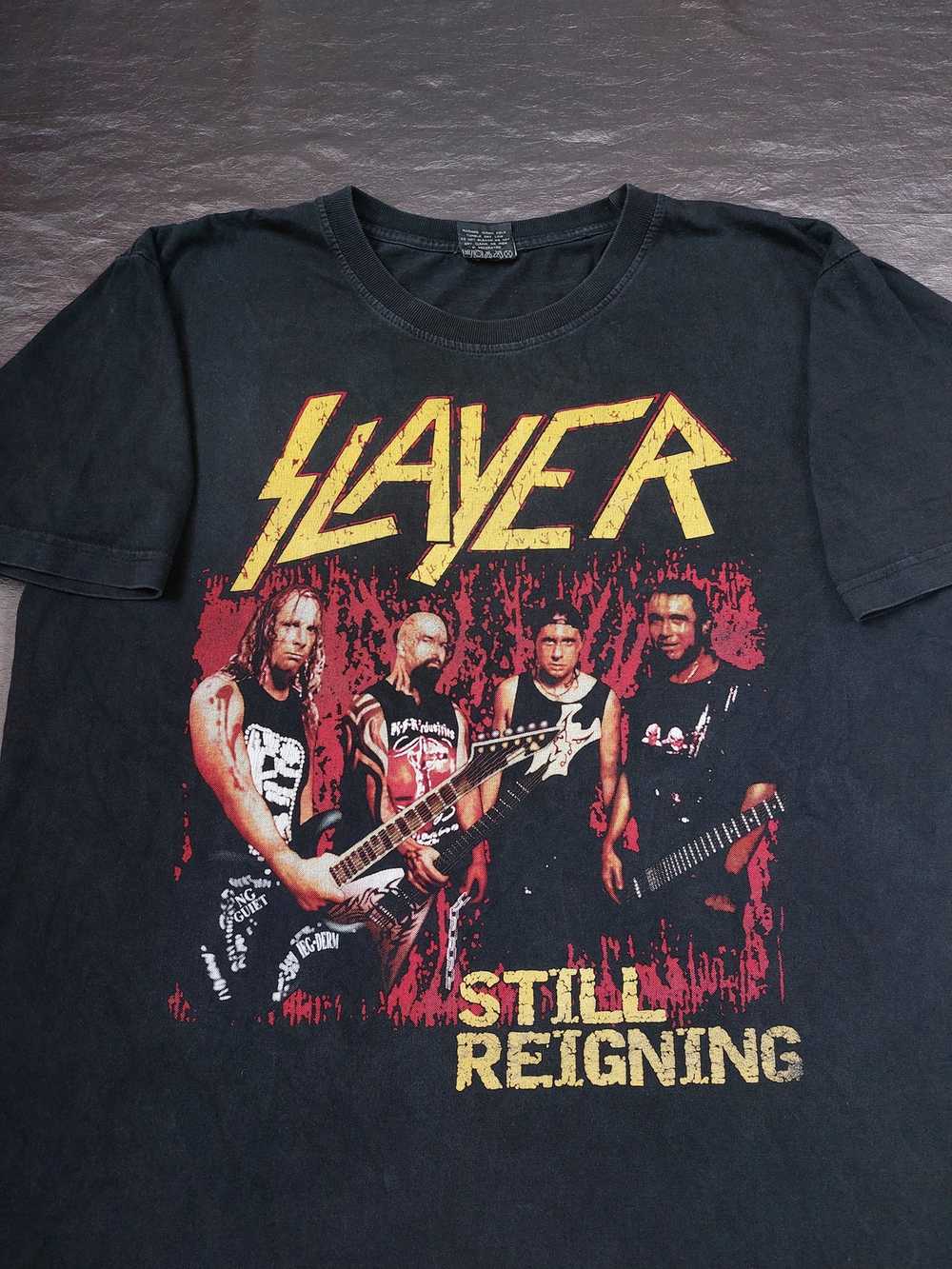 Band Tees × Rock T Shirt × Slayer Vintage T-shirt… - image 3