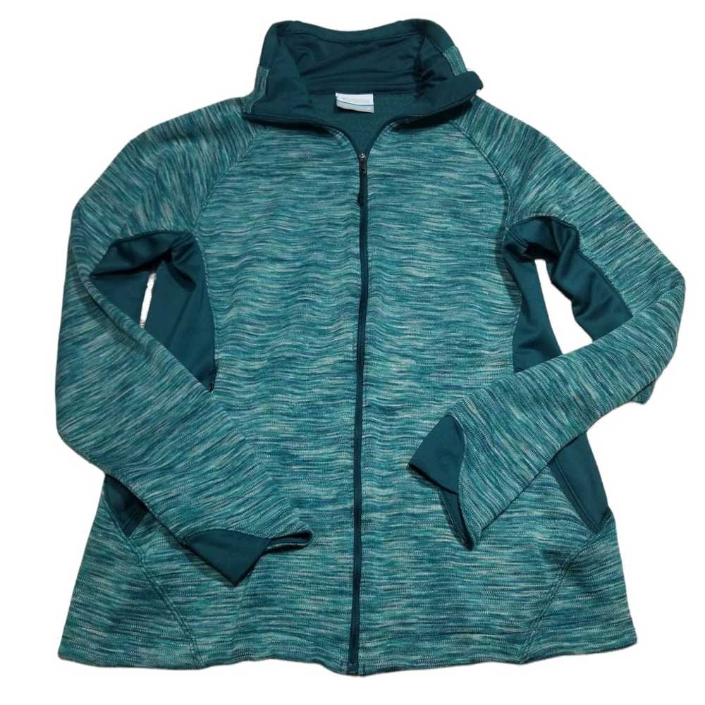 Columbia Heather Teal COLUMBIA Full-zip Jacket - … - image 1