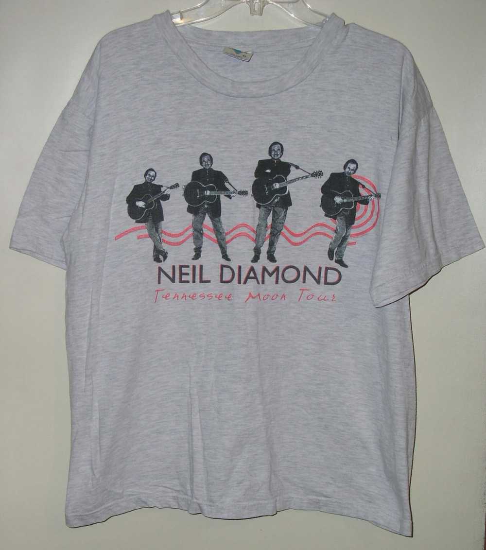 Rare × Rock T Shirt × Vintage Neil Diamond Concert To Gem