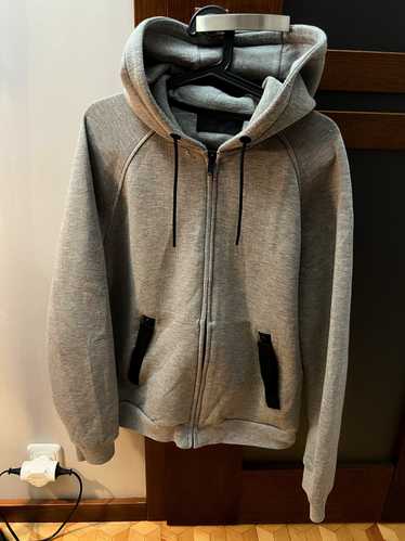Alexander Wang x H&M Men Grey Scuba Hoodie Jacket Neoprene Large L