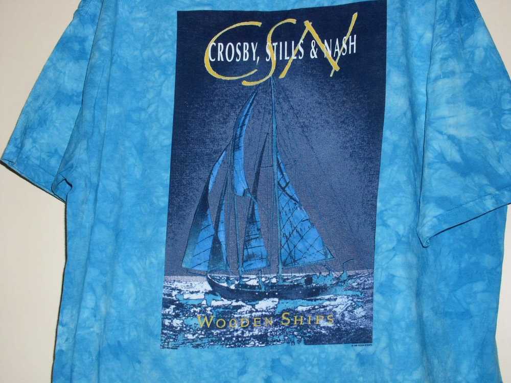 Band Tees × Rock T Shirt × Vintage Crosby Stills … - image 4