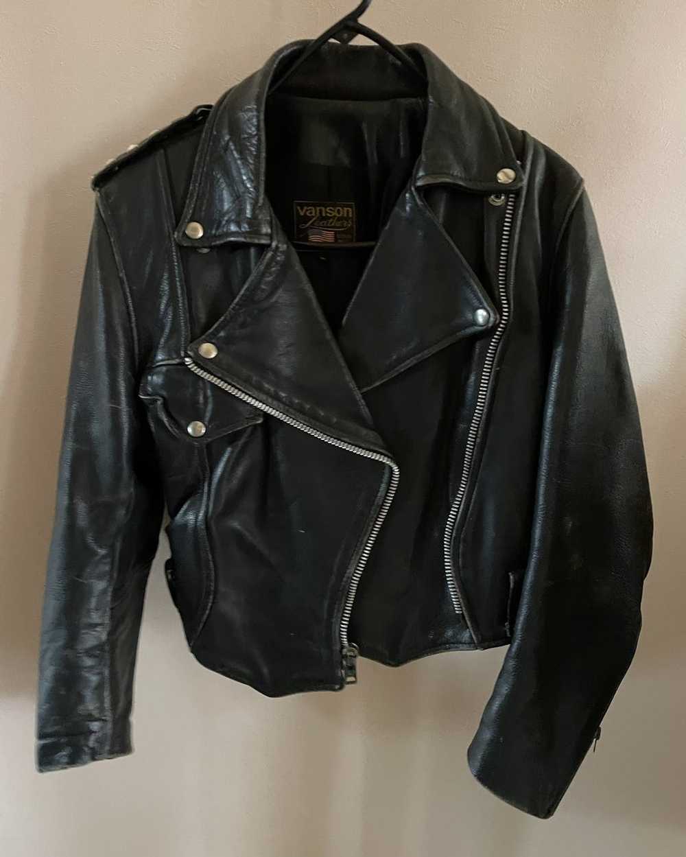 Vanson Leathers Vintage Vanson Leather Jacket Women’s… - Gem