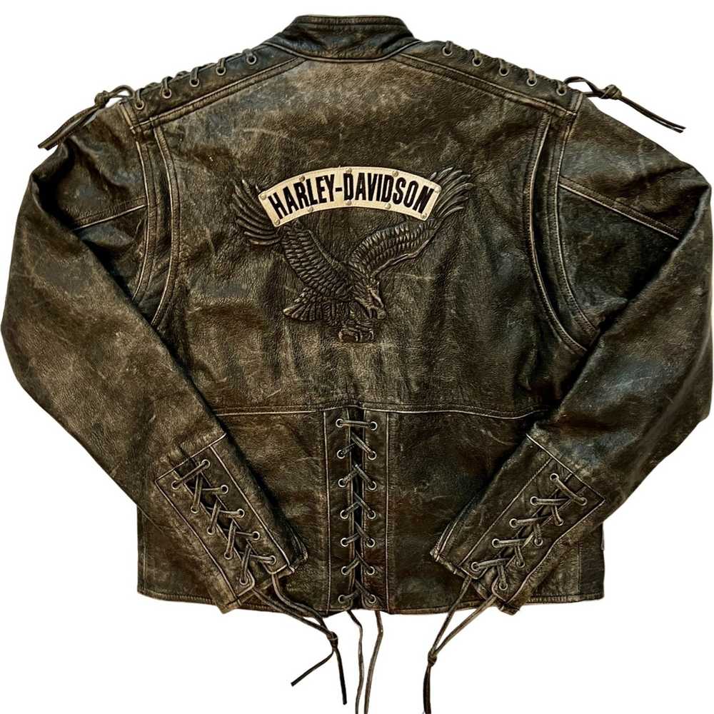 Harley Davidson Harley Davidson Vintage Distresse… - image 2