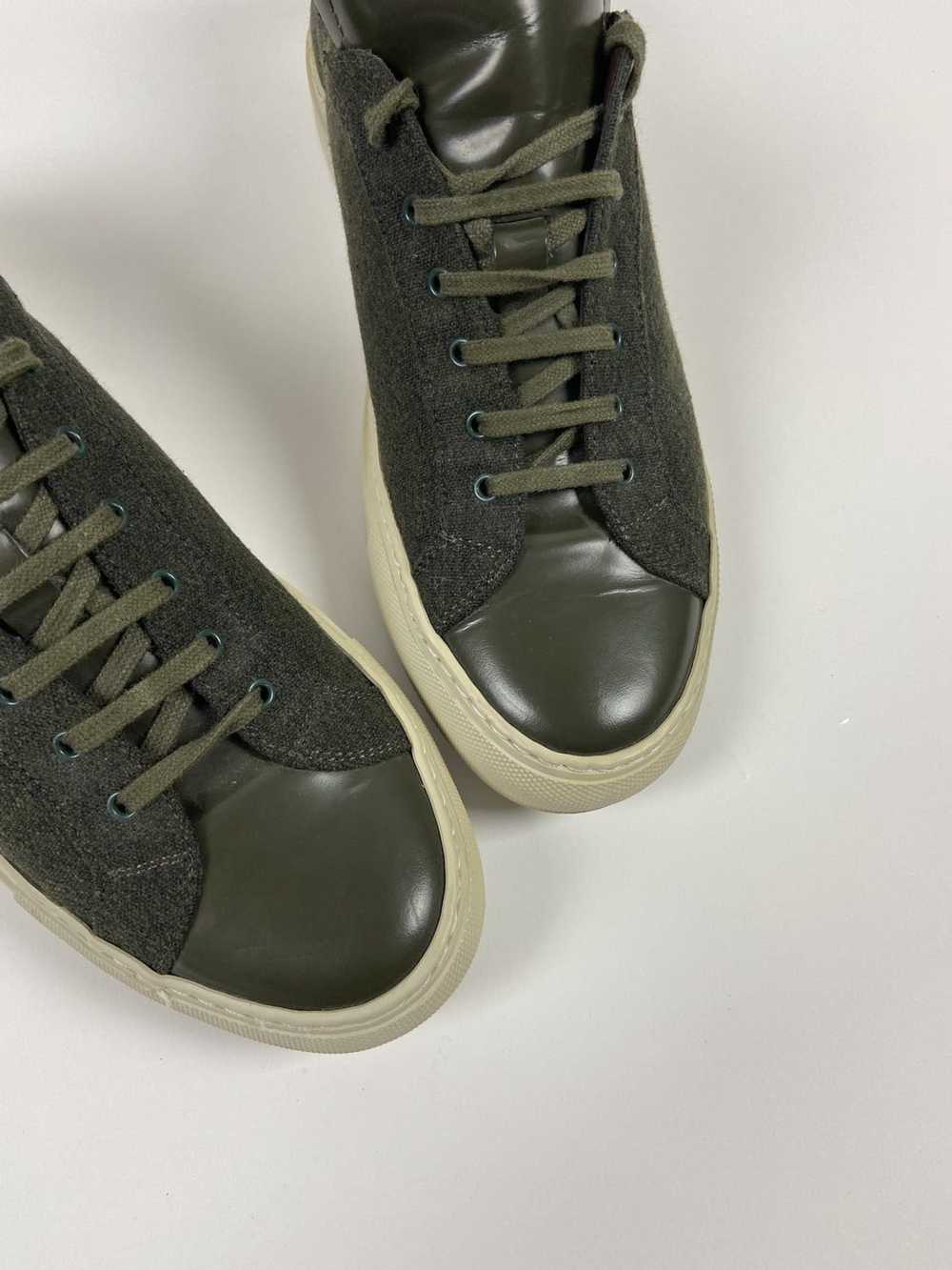 Common Projects × Streetwear Olive Wool Achilles - image 4