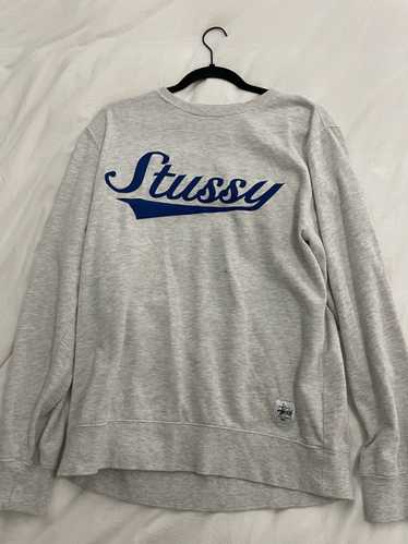 Stussy Stussy big blue logo crewneck