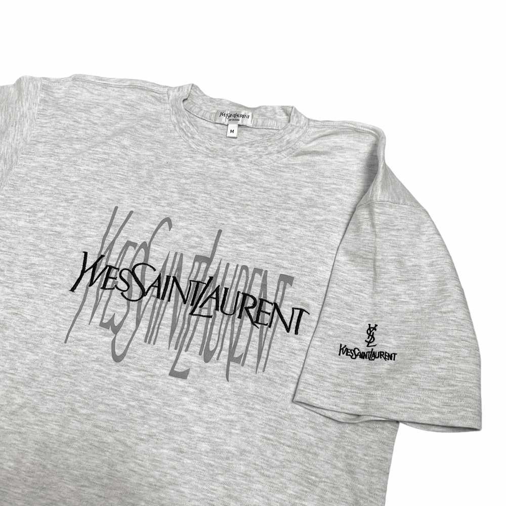 YSL - *raro* Explicar camiseta gris 1990 (M) - image 4