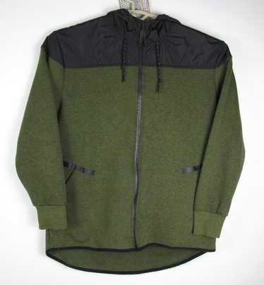 Bascom Projects Men's Large Green Green Fleece w/… - image 1