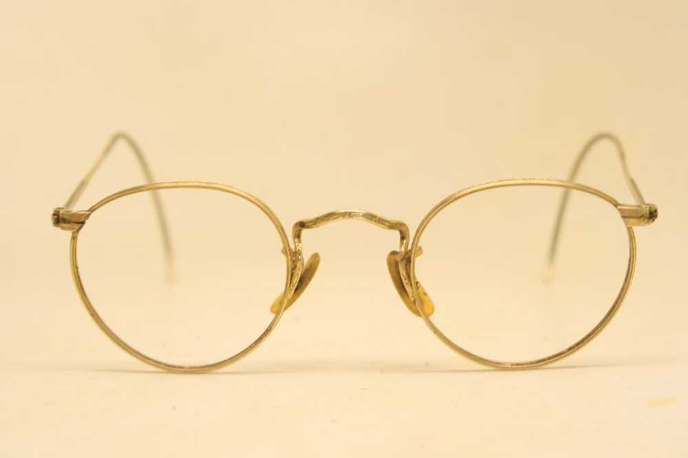 Child Size Antique Eyeglasses Ovid Gold Filled Vi… - image 1