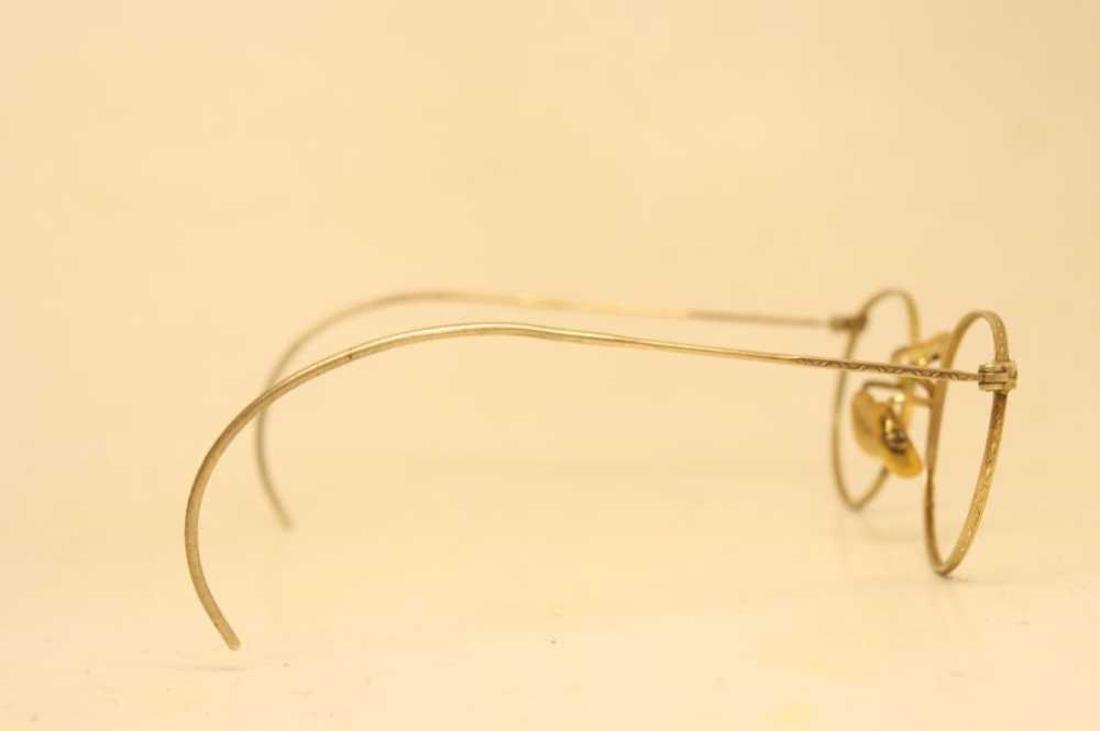 Child Size Antique Eyeglasses Ovid Gold Filled Vi… - image 2
