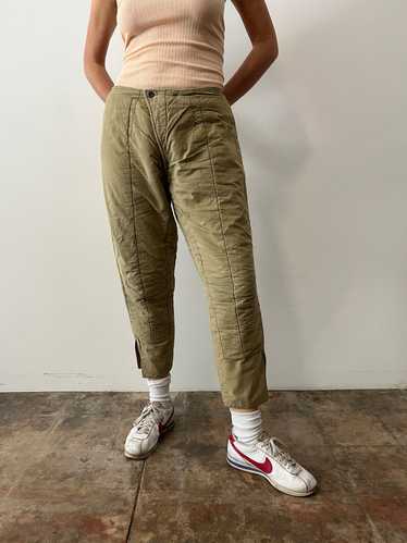 Quilted Cotton Army Liner Pants - image 1